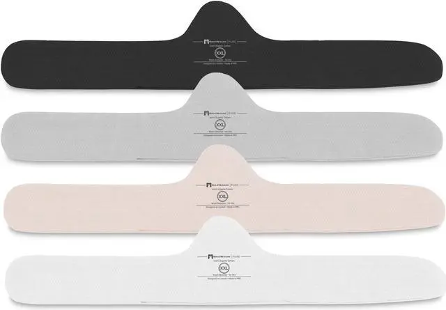 Main image of More of Me to Love Organic Cotton Bra Liner 4-Pack XX-Large (Pearl White, Blush Pink, Stone Gray, Onyx Black)