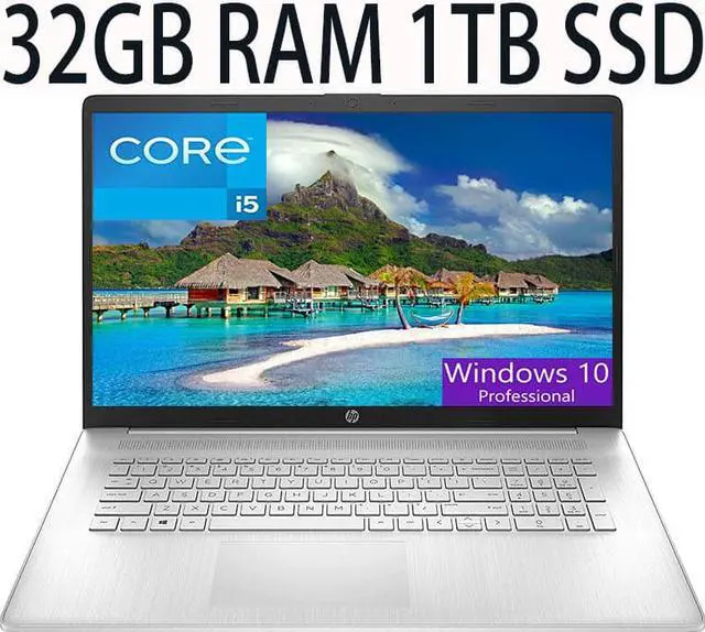 Main image of HP 15 Laptop, 11th Gen Intel Core i5-1135G4 4-Cores Processor, Intel Iris Xe Graphics, 32GB DDR4  1TB PCIe SSD, 15.6" HD Touchscreen, WiFi, USB, Bluetooth, HDMI, Webcam, Windows 10 Pro