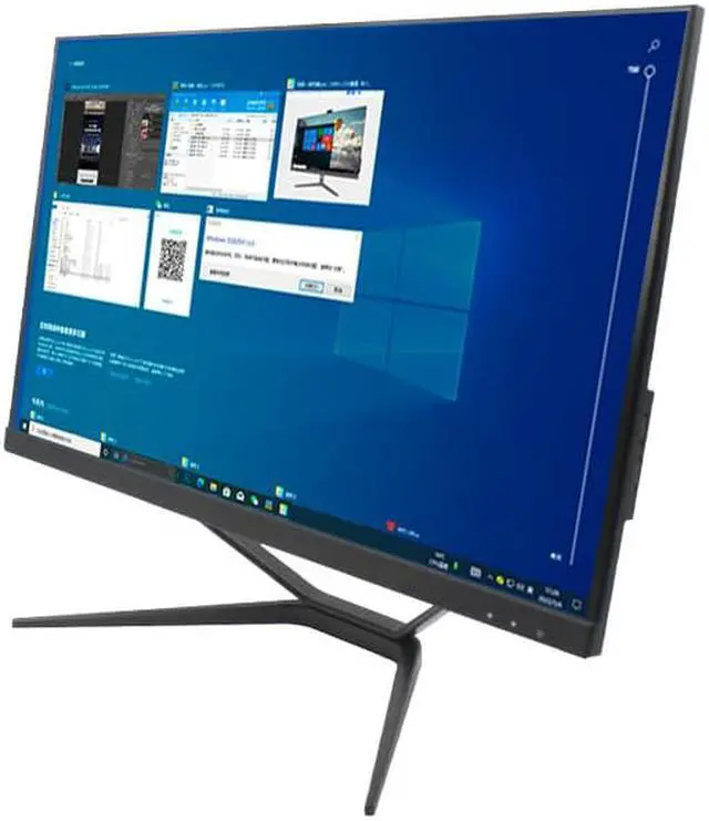 Alt view image 5 of 6 - HVLANYN All In One Computer PC Desktop Set 23.8 inch Intel Core I5-12400 6-Core and 12-Thread 2.5GHz Brand New With SSD 256G