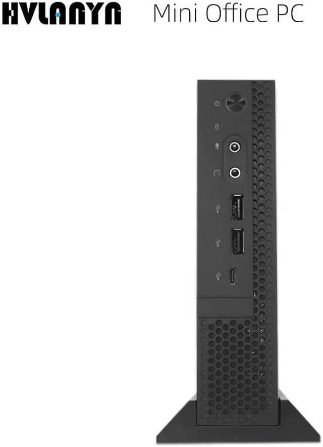 Alt view image 2 of 5 - HVLANYN Mini PC Windows 10 Pro,Intel Core I5-10400 8GB + 256GB Mini Desktop Computers Micro Computer Tower, Wi-Fi 5G, BT 4.0 USB 2.0 for Business Home Office