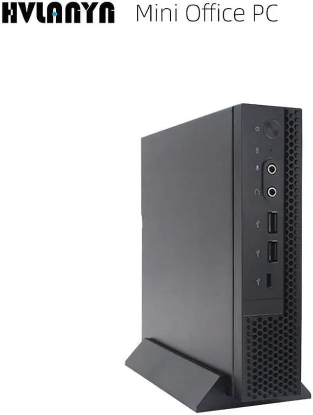 Alt view image 3 of 5 - HVLANYN Mini PC Windows 10 Pro,Intel Core I5-10400 8GB + 256GB Mini Desktop Computers Micro Computer Tower, Wi-Fi 5G, BT 4.0 USB 2.0 for Business Home Office