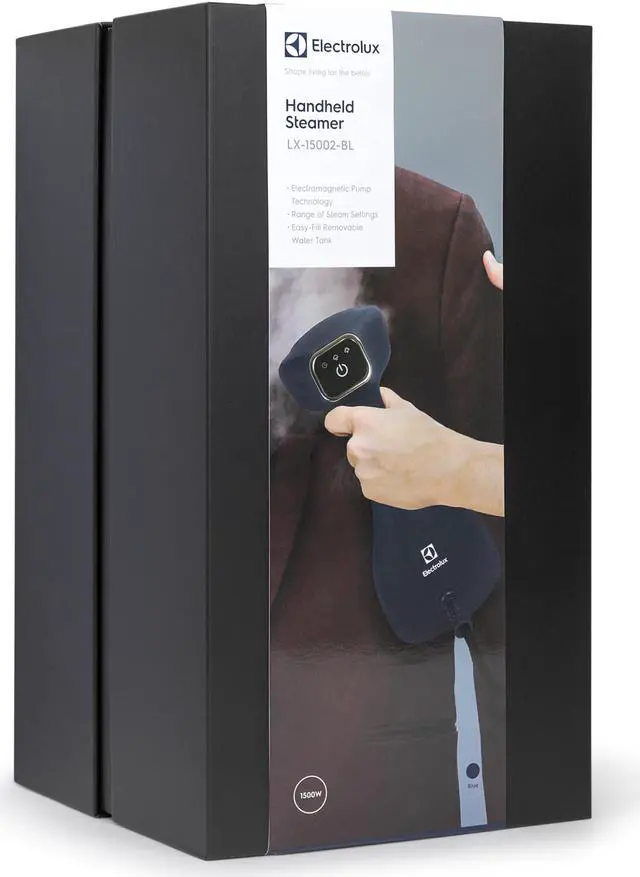 Alt view image 3 of 13 - Electrolux Portable Handheld Garment & Fabric Steamer, 1500 Watt Blue