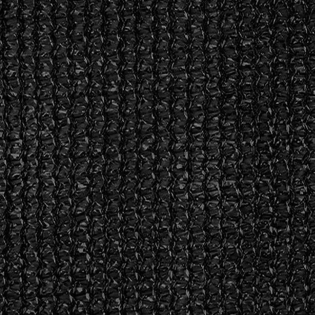 Alt view image 5 of 7 - Egsiaanu Fence Privacy Screen, 4'x50' Outdoor Balcony Shade Cloth with 90% Shade Rating, 170 GSM Polyethylene Fabric Black, 80PCS Zip Ties Included