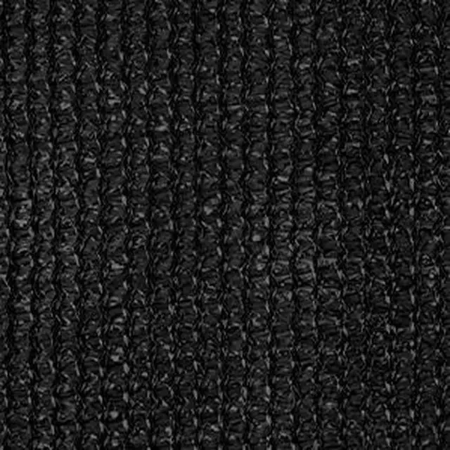 Alt view image 5 of 7 - HOPDAY Fence Privacy Screen, 5'x50' Outdoor Balcony Shade Cloth with 90% Shade Rating, 170 GSM Polyethylene Fabric Black, 80PCS Zip Ties Included