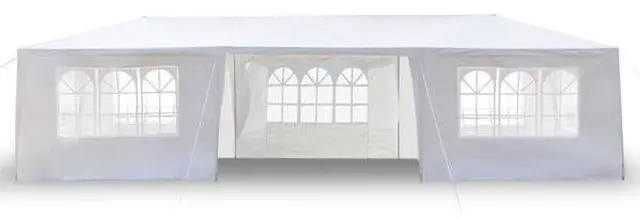 Main image of HOPDAY 3x9m Outdoor Party Tent - 7-Sided Spiral Iron Frame,PE Canopy for Weddings & Events