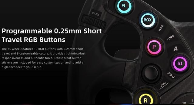 Alt view image 5 of 7 - MOZA Racing KS Steering Wheel