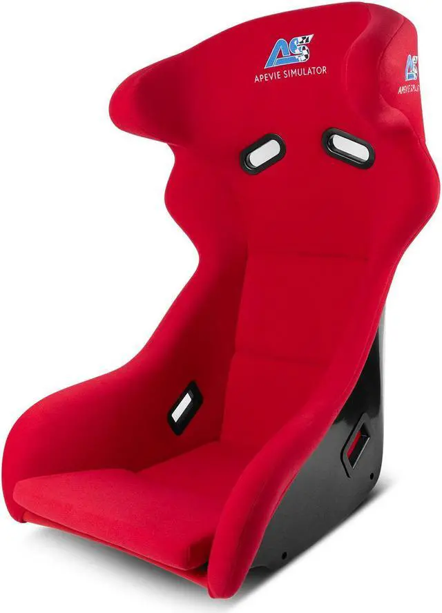 Alt view image 3 of 6 - Apevie Simulator - AS-M3 Sim Racing Seat - Red