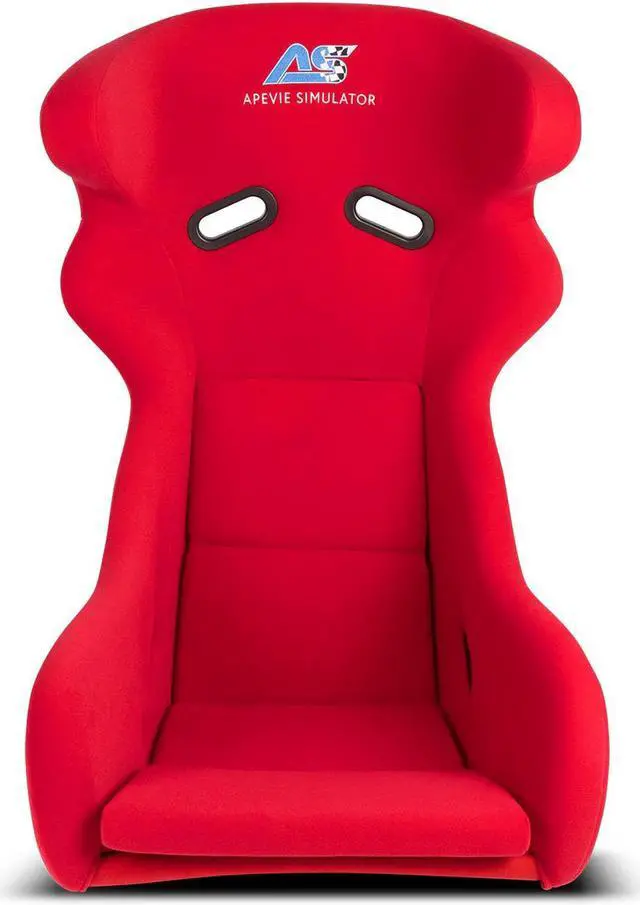 Alt view image 2 of 6 - Apevie Simulator - AS-M3 Sim Racing Seat - Red