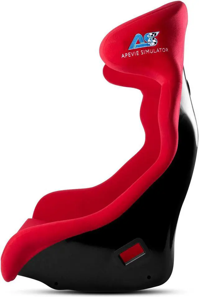 Alt view image 4 of 6 - Apevie Simulator - AS-M3 Sim Racing Seat - Red