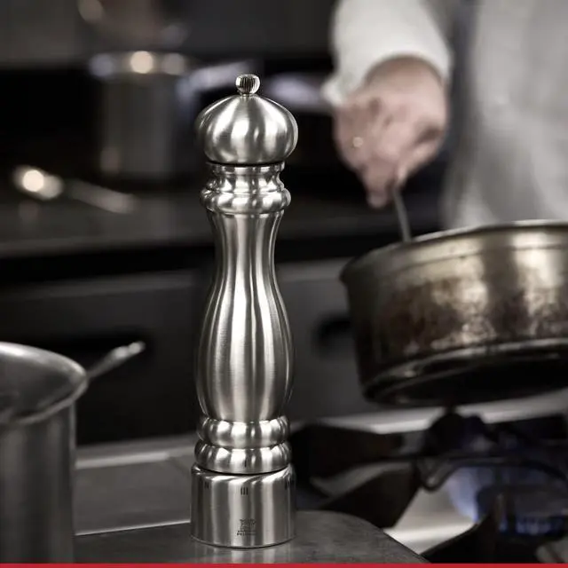 Alt view image 3 of 6 - Peugeot Paris Chef uSelect Stainless Steel 30cm - 12" Pepper Mill