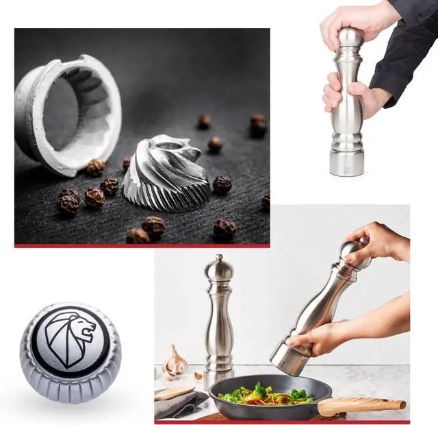 Alt view image 4 of 6 - Peugeot Paris Chef uSelect Stainless Steel 30cm - 12" Pepper Mill