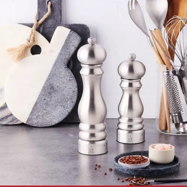 Alt view image 5 of 6 - Peugeot Paris Chef uSelect Stainless Steel 30cm - 12" Pepper Mill