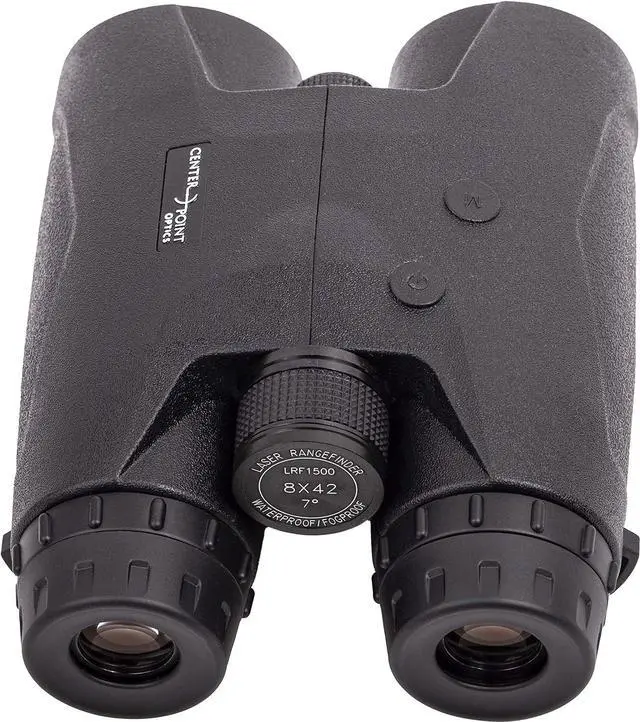 Alt view image 4 of 6 - Crosman Optics RFB842 Laser 8 x 42 Rangefinding Binoculars, Class 1 Laser <0.5mV