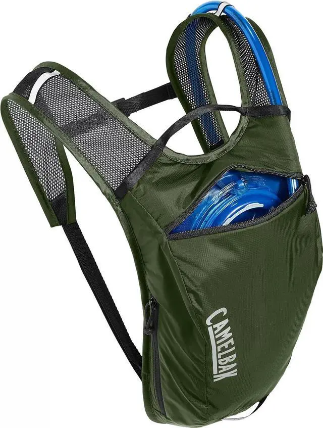 Alt view image 2 of 5 - CamelBak Hydrobak Light Bike Hydration Backpack 50oz, Army Green