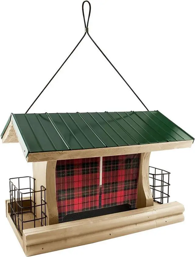 Main image of Woodlink Buffalo Plaid Ranch Feeder