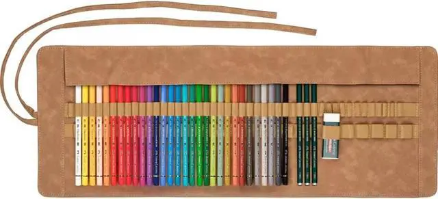 Alt view image 2 of 4 - Faber-Castell Polychromos Artists Coloured Pencils Set of 30 with Leather Roll