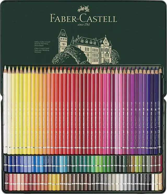 Alt view image 2 of 4 - Faber-Castell 120-Pieces Albrecht Durer Watercolor Pencil in Metal Tin