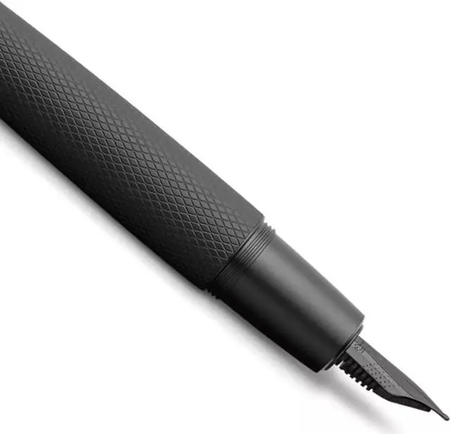Alt view image 3 of 4 - Faber-Castell E-Motion Fountain Pen, Medium Nib, Pure Black