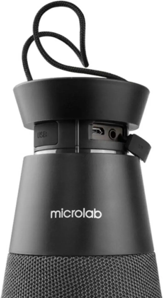 Alt view image 4 of 5 - MICROLAB BT True Wireless, Camping Light, Power Bank, IP65 Black