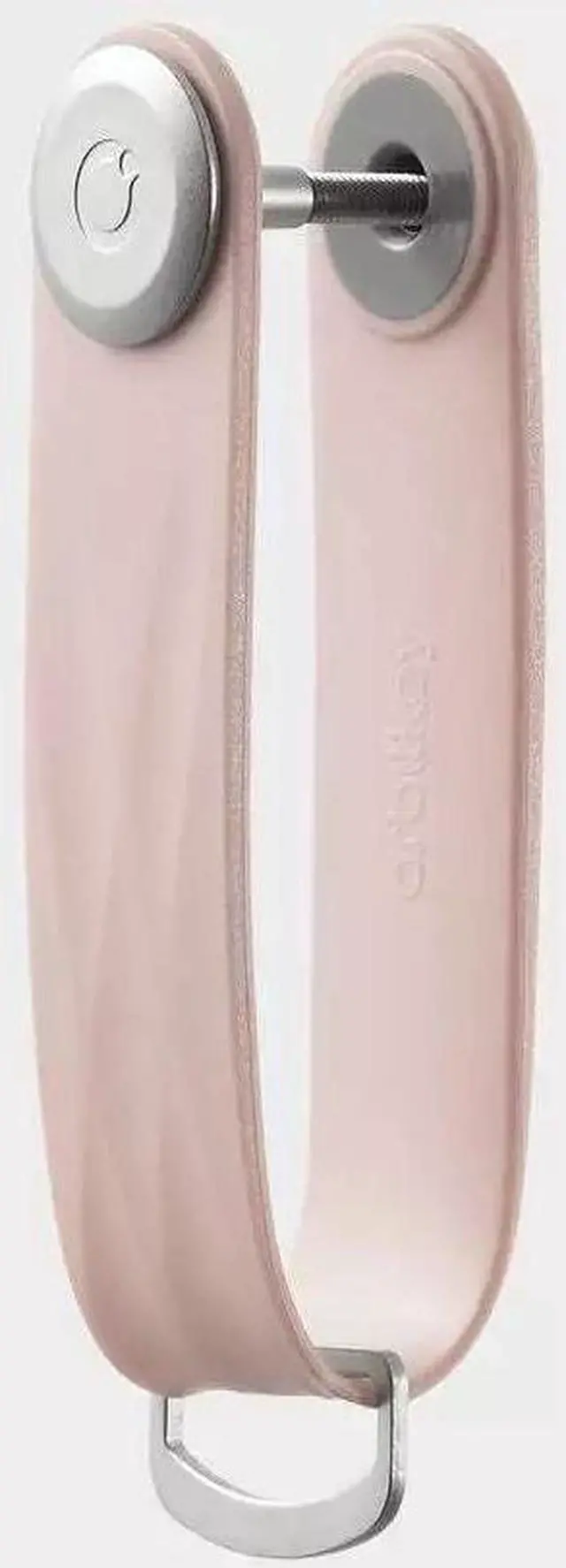 Alt view image 7 of 7 - Orbitkey Slim Rubber Key Organizer, Weatherproof, SS, Carry 2-7 Keys, Dusty Pink