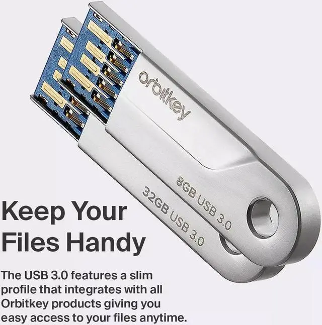 Alt view image 3 of 4 - Orbitkey USB 3.0 Fast Transfer USB Chip, Compatible with All Orbitkey Products