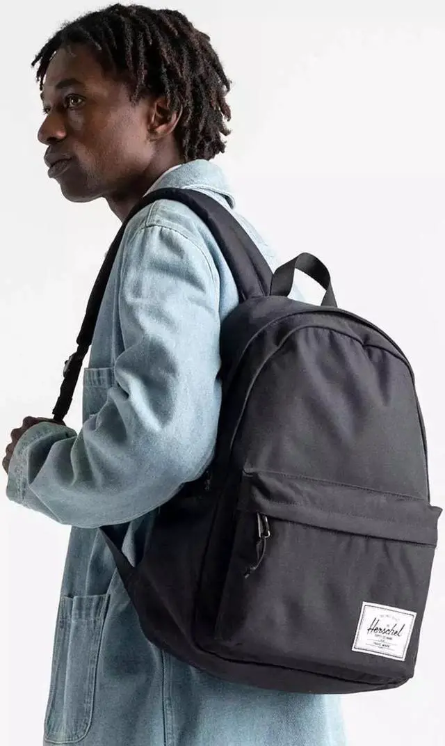 Alt view image 4 of 4 - Herschel Classic X-Large Unisex 22L Backpack, Black