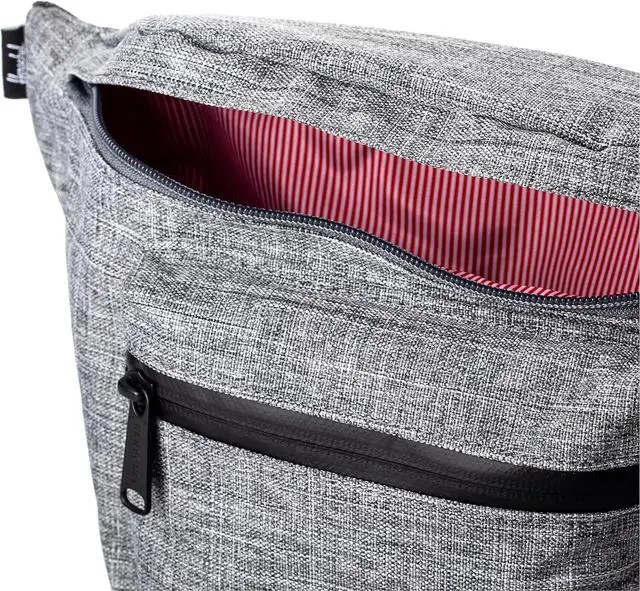 Alt view image 3 of 5 - Herschel Unisex Supply Co. Seventeen Waterproof Waist Pack, Raven Crosshatch