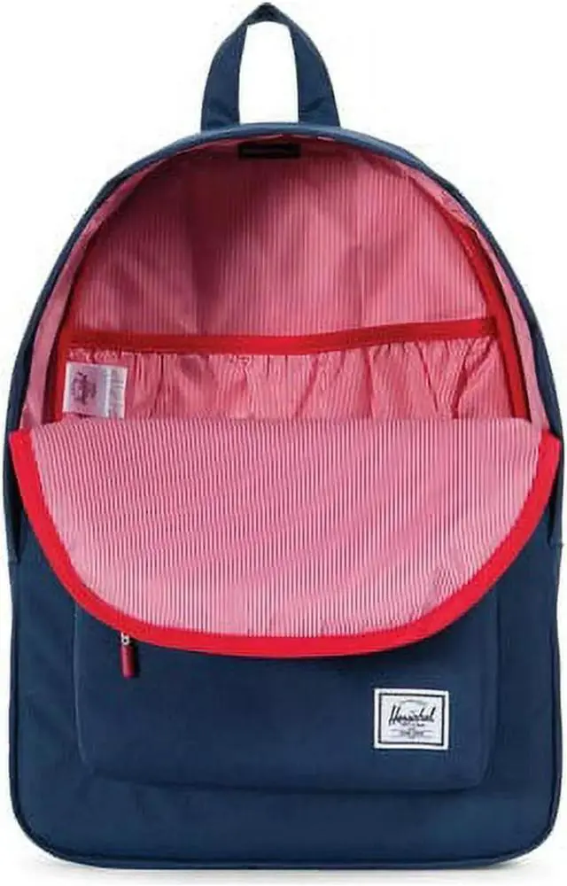 Alt view image 4 of 4 - Herschel Supply Co Classic Woven Label Backpack, Navy