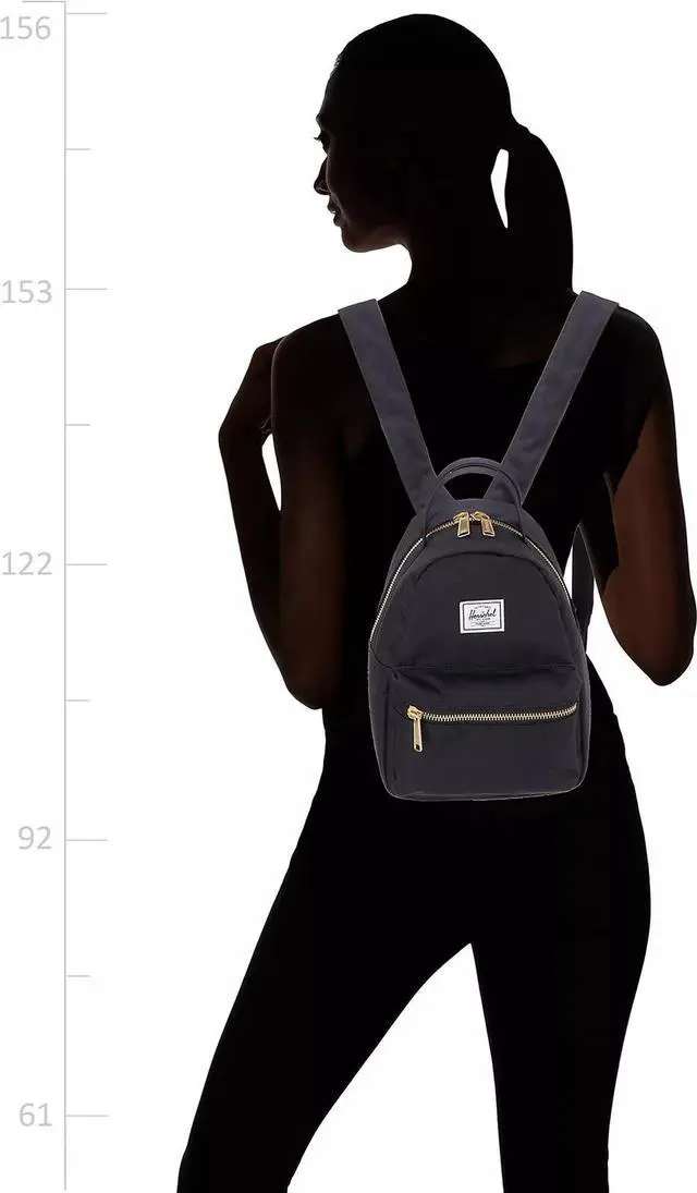 Alt view image 3 of 6 - Herschel Supply Co Nova Water-resistant Backpack, Mini 9L, Black