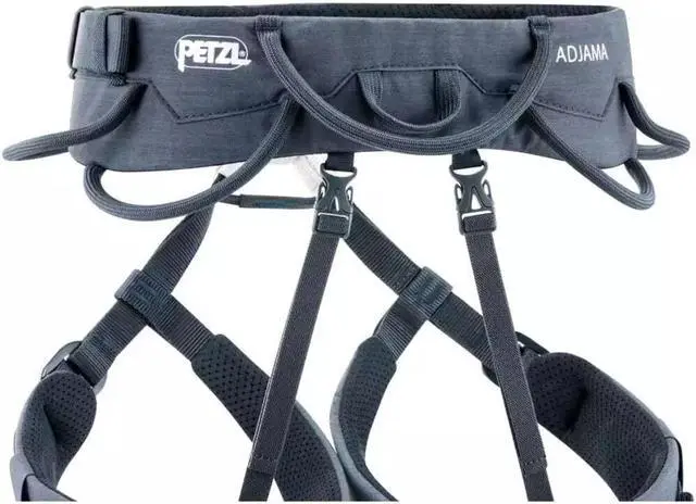 Alt view image 5 of 5 - Petzl Adjama Climbing Harness, Gray, X-Large
