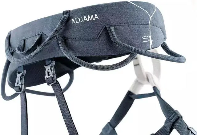 Alt view image 3 of 5 - Petzl Adjama Climbing Harness, Gray, Small