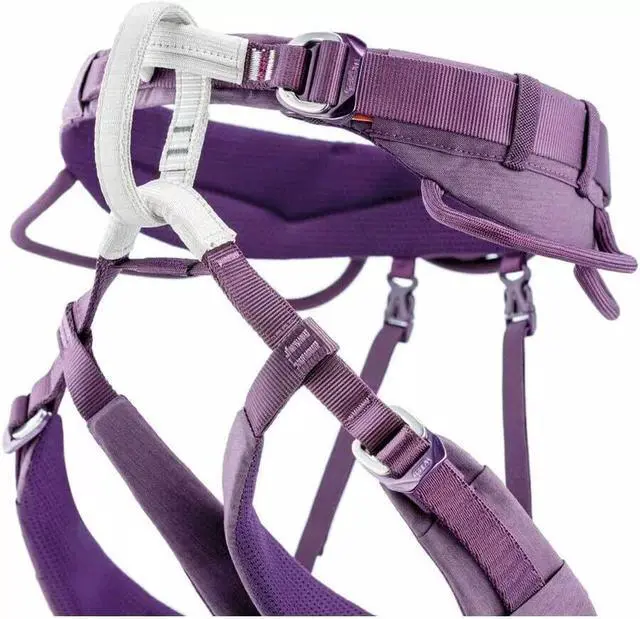 Alt view image 2 of 5 - Petzl Luna Climbing Harness, Plum, X-Small