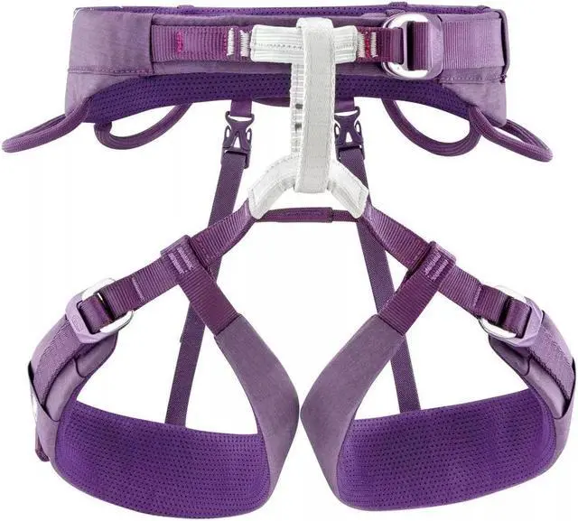 Alt view image 4 of 5 - Petzl Luna Climbing Harness, Plum, X-Small