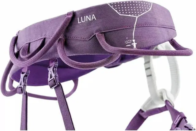 Alt view image 5 of 5 - Petzl Luna Climbing Harness, Plum, X-Small