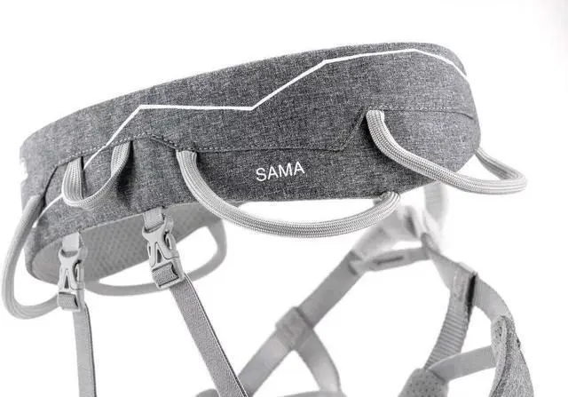 Alt view image 3 of 4 - Petzl C021AA02 Sama Climbing Harness, Gray, Large