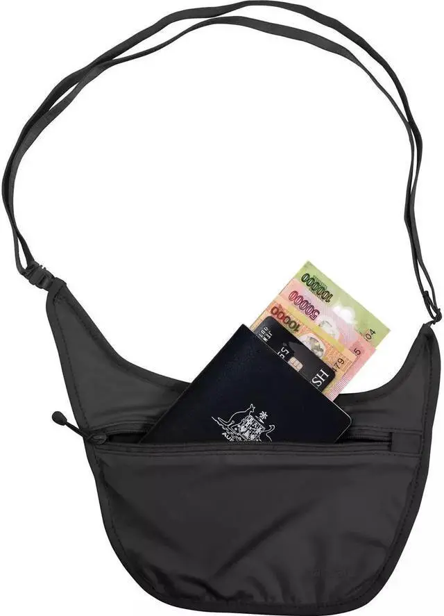 Alt view image 2 of 3 - Pacsafe Coversafe S80 Anti-Theft Secret Lightweight Body Pouch, Black