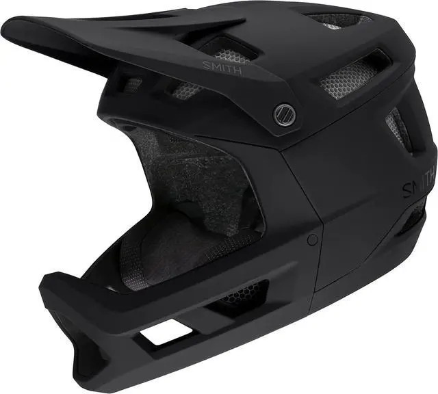 Main image of Smith Mainline Cycling Helmet Downhill Adult Mountain Bike Helmet - Matte Black, Medium