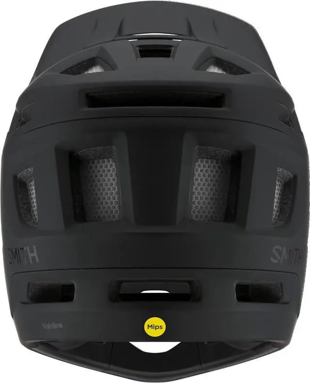 Alt view image 2 of 5 - Smith Mainline Cycling Helmet Downhill Adult Mountain Bike Helmet - Matte Black, Medium