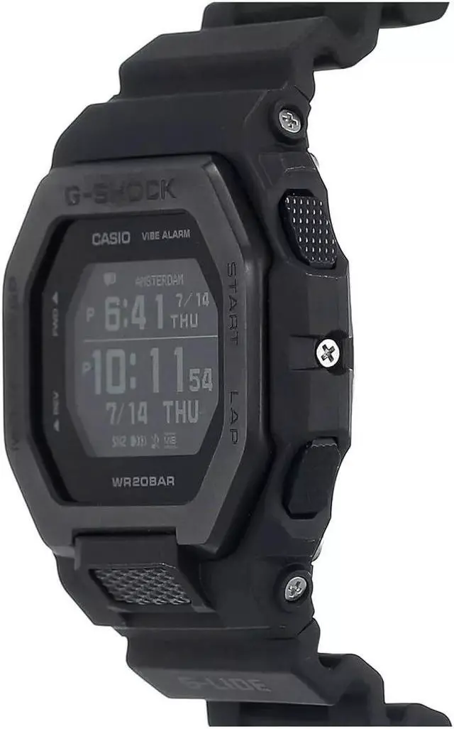 Alt view image 3 of 11 - Casio GBX-100NS-1 Men's G-Shock Digital Dial Watch With Resin Strap - Black