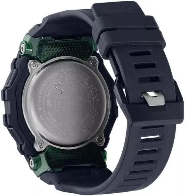 Alt view image 2 of 5 - Casio GBD-200UU-1 Men's G-Shock G-Squad Digital Dial Watch, Resin Band - Black