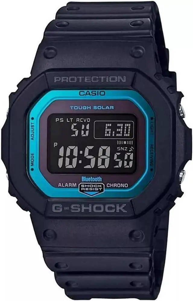 【CASIO】 G-SHOCK GW-B5600-2JF Bluetooth DWH5600-2 | Blue Fitness Tracking Smartwatch | MIP LCD Watch