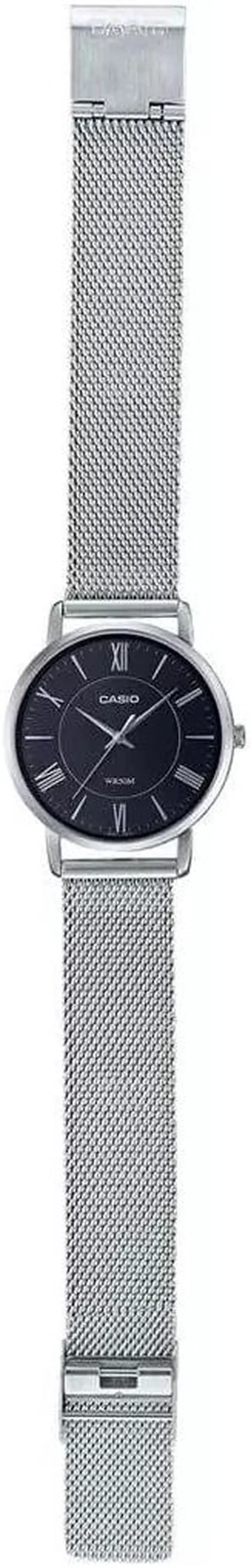 Alt view image 5 of 5 - Casio MTP-B110M-1AVDF Men's 3H Sports Watch, Stainless Steel Strap & Black Dial