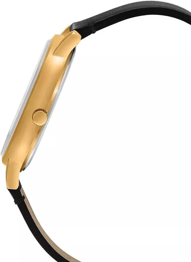 Alt view image 2 of 5 - Casio MTP- B120Gl-7AVDF Men's Leather Analog White Dial Watch with Black Strap