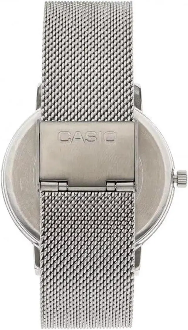 Alt view image 2 of 4 - Casio MTP-B125M-7AVDF Men's Stainless Steel Strap Watch with White Dial, Silver