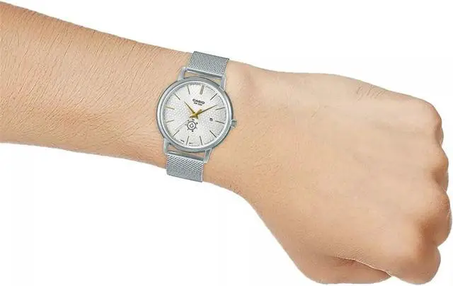 Alt view image 3 of 4 - Casio MTP-B125M-7AVDF Men's Stainless Steel Strap Watch with White Dial, Silver