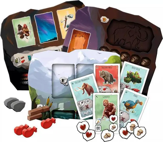 Alt view image 6 of 6 - Z-Man Games Paleo Board Game for Kids & Adults, 45-60 Minute Playtime