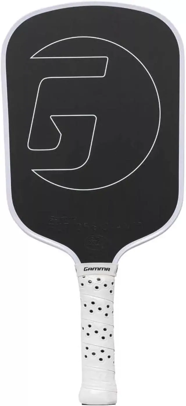 Main image of Gamma RCF Obsidian 16mm Carbon Fiber Pickleball Paddle with Honeycomb Grip