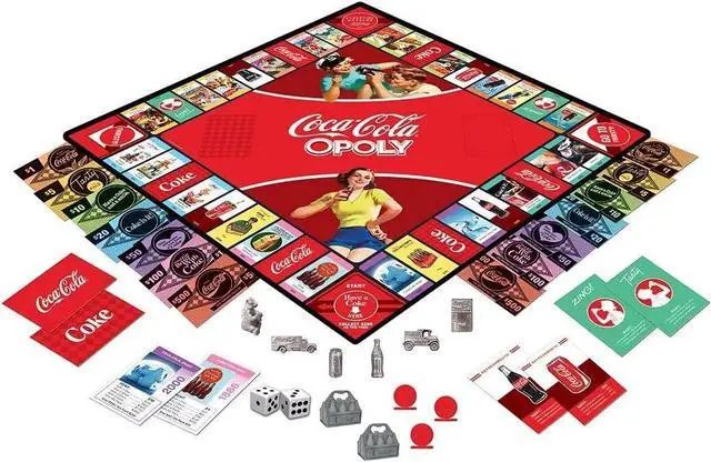 Alt view image 2 of 4 - Masterpieces Coca Cola Checkers Board Game