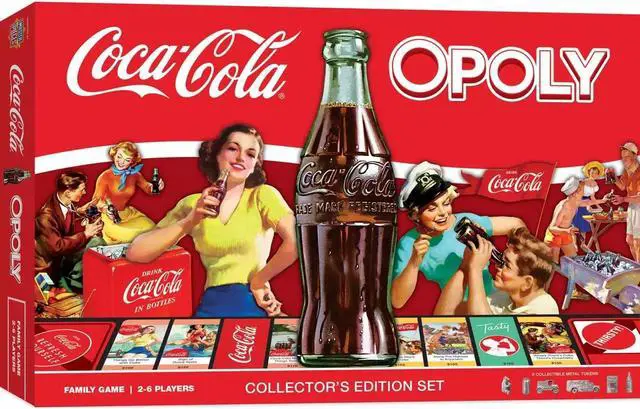 Main image of Masterpieces Coca Cola Checkers Board Game