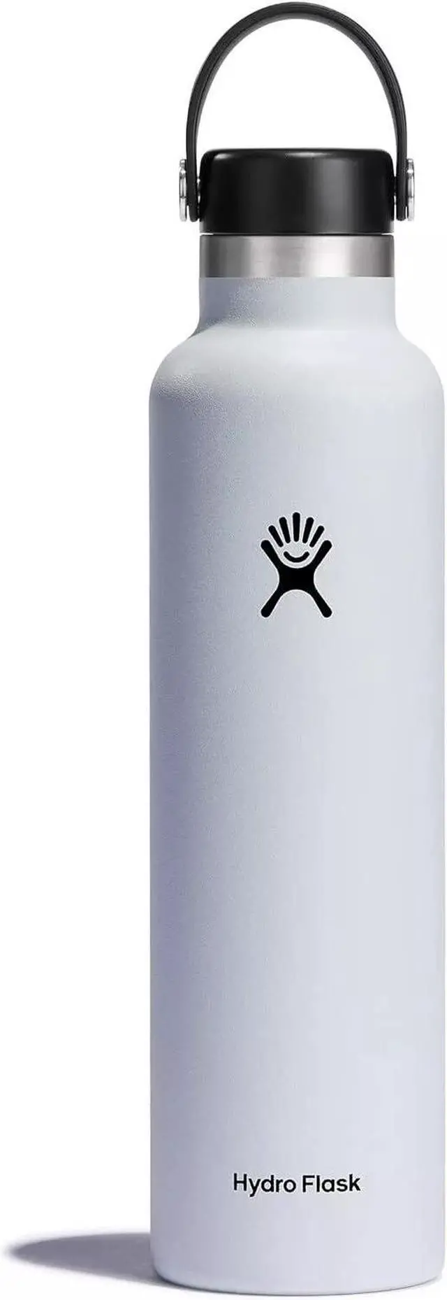 Main image of Hydro Flask Stainless Steel 24oz Standard Mouth White Water Bottle with Flex Cap